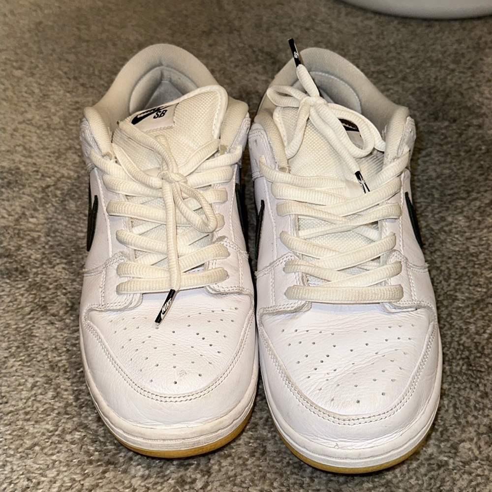 White Nike SB’s